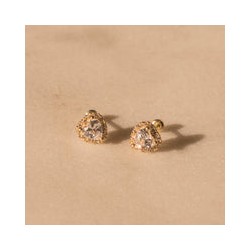 Arete corazón con piedra