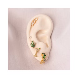 Arracada Catryn Verde