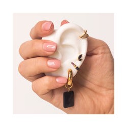 Arete Ellie mini negra