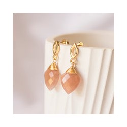 Aretes Lyla Moonstone claro