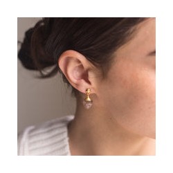 Aretes Lyla Moonstone oscuro