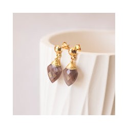 Aretes Lyla Moonstone oscuro