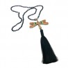 Collar largo Libélula hecho a mano pieza única mexican boho