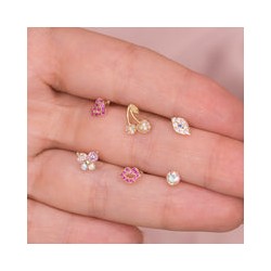 Mariposa Colores Oro 10k