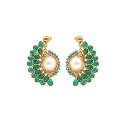 Aretes Abby verdes