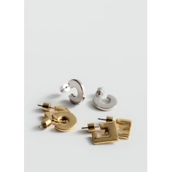 Pack 3 pendientes aros