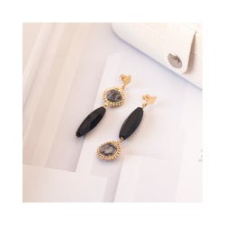 Arete Onix con Cuarzo Rutilado Mix