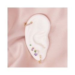Arete mini Baguette lavanda