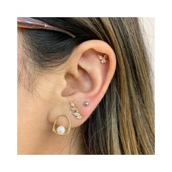 Arete Pink Butterfly