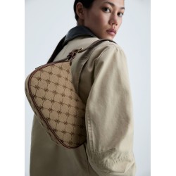 Bolso hombro estampado logo