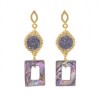 Arete druzy y abulon rectangulo