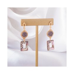 Arete druzy y abulon rectangulo