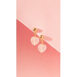 Corazón Rosa con broquel