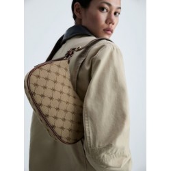 Bolso hombro estampado logo
