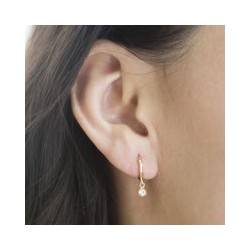 Huggie Mini Zirconia