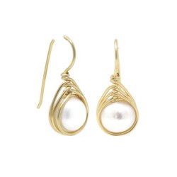 Arete sencillo con Perla