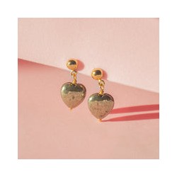 Corazón Pirita con broquel