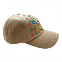 Gorra con HAMSA pintada a mano