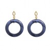 Aretes Navy Madre Perla