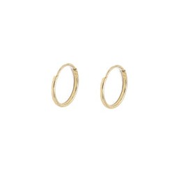Argollas de oro 10mm