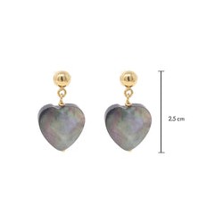 Aretes Corazón Abulón