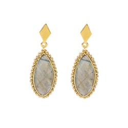 Aretes con labradorita