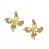 Aretes flor grande