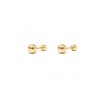 Aretes bolita Oro 10k 3mm