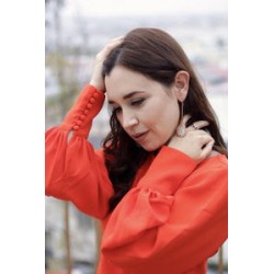 Aretes Sarah de perlas