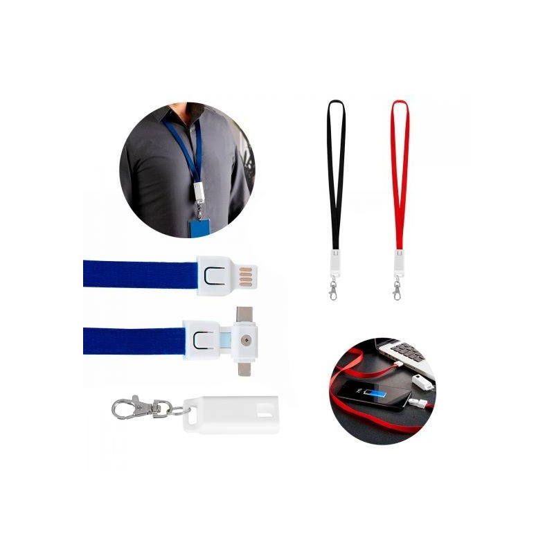 CABLE COLLAN Incluye conectores USB, tipo C y con...