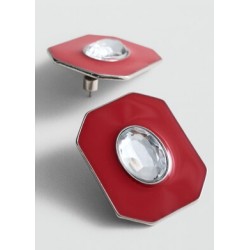 Pendientes geométricos abalorios