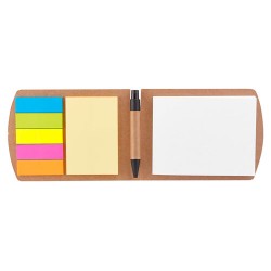 PORTA NOTAS PETRUCCI COLOR BEIGE (Incluye bolígra...