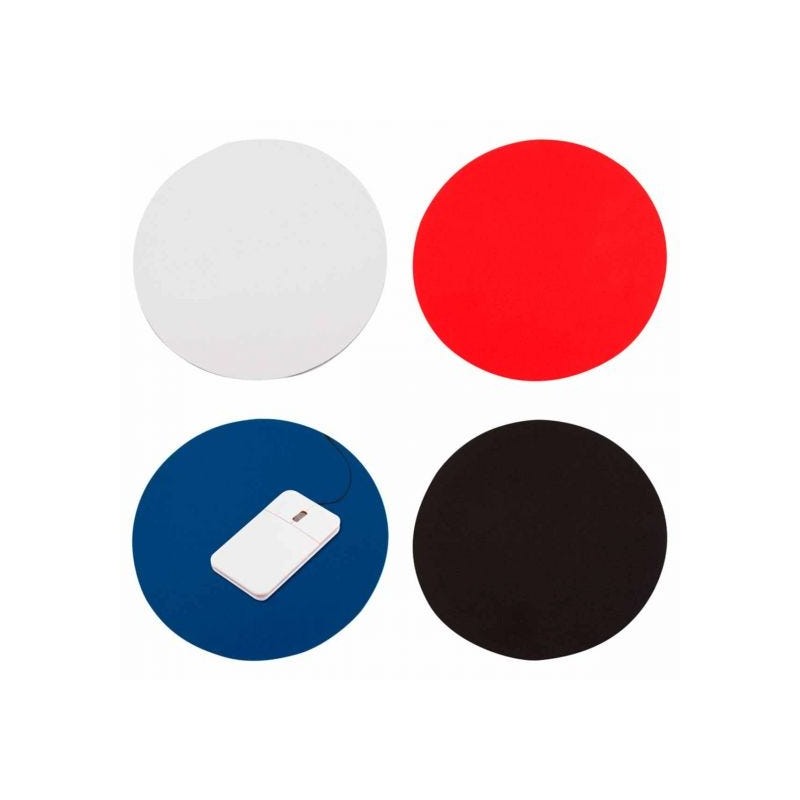 MOUSE PAD REDONDO Base antiderrapante.