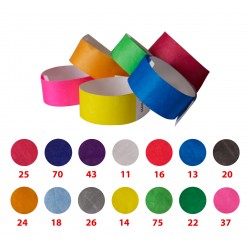 PULSERA o BRAZALETE DE TYVEK DE IDENTIFICACION o S...