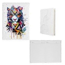 LIBRETA BRITTO CON PASTA DE LENTEJUELAS SUBLIMADA ...