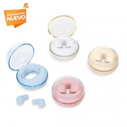 AUDÍFONOS GREDZEN con base recargable iluminada co...