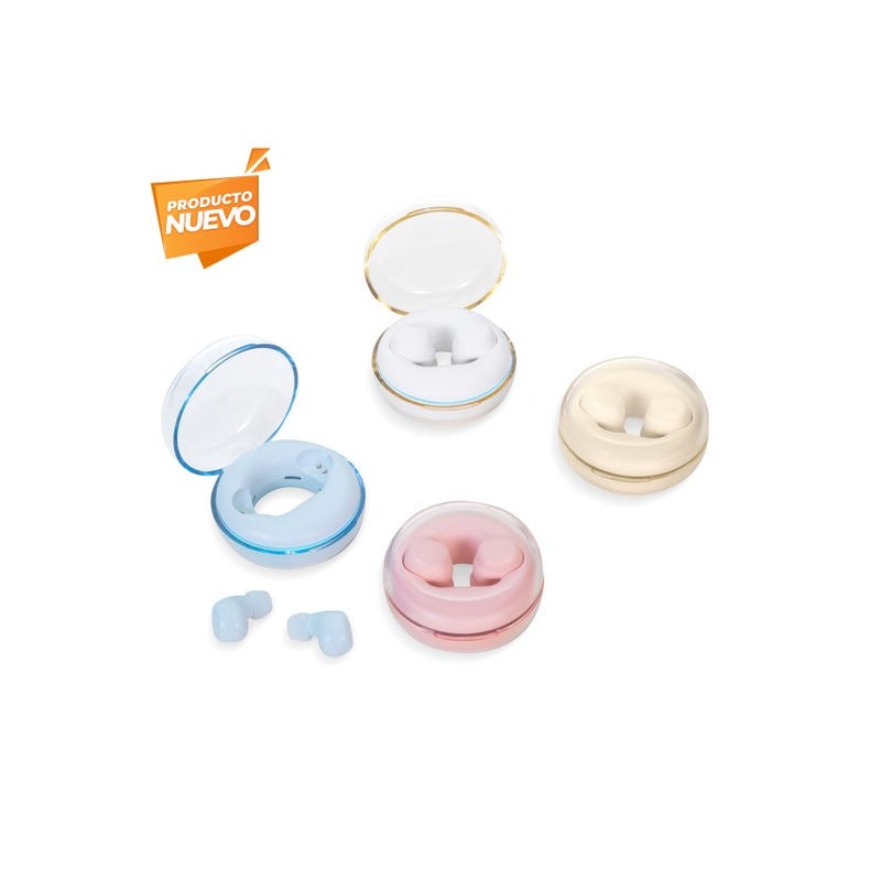 AUDÍFONOS GREDZEN con base recargable iluminada co...