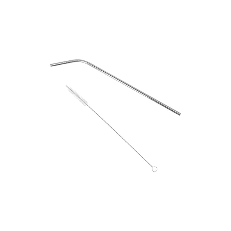 POPOTE DE ACERO INOXIDABLE REUTILIZABLE (Incluye c...