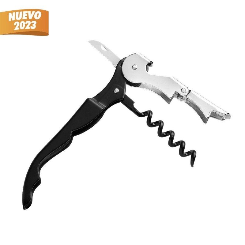 SACACORCHOS SARAP DE METAL CON DESTAPADOR Y NAVAJA...