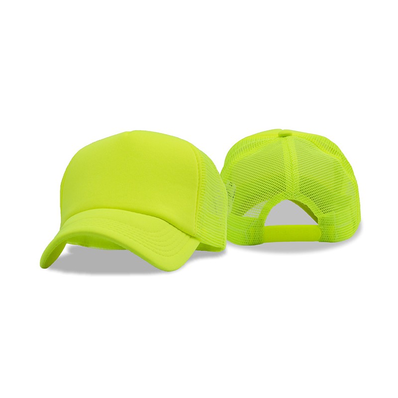 GORRA TRUCKER FRENTE COLOR CON MALLA DE COLOR CON...