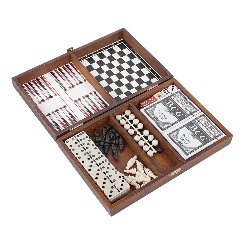 MALETÍN NAMIBIA Incluye estuche de madera con jueg...