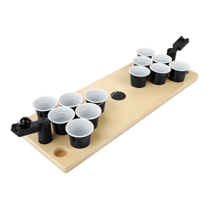 MINI PONG JERICO Juego mini beerpong. Incluye 12 v...