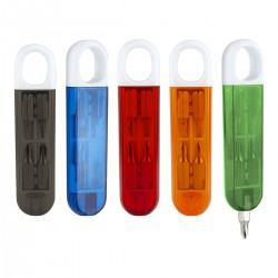 DESARMADOR AZUER Contiene 2 puntas de cruz y 2 pun...