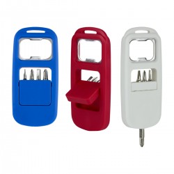 DESARMADOR-DESTAPADOR KIOWA Incluye 4 puntas de de...