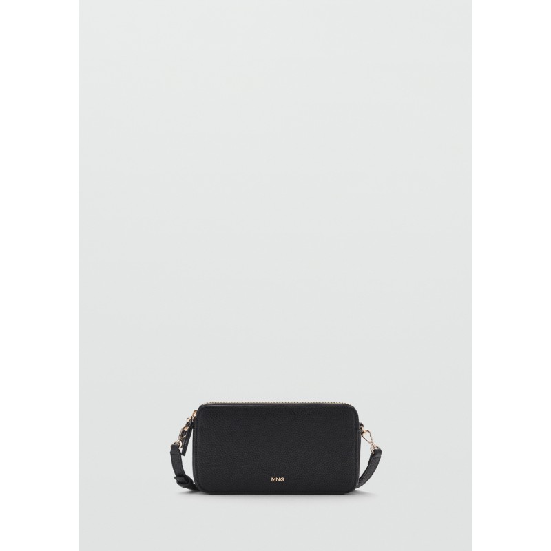 Bolso bandolera doble cremallera