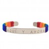 Pulsera de acero inoxidable 7 colores chakras “AQUI Y AHORA”