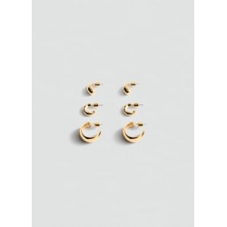 Set pendientes aros