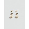 Set pendientes aros
