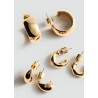 Set pendientes aros