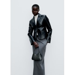 Bolso coco efecto charol